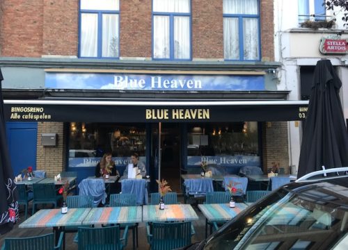 blue heaven belettering